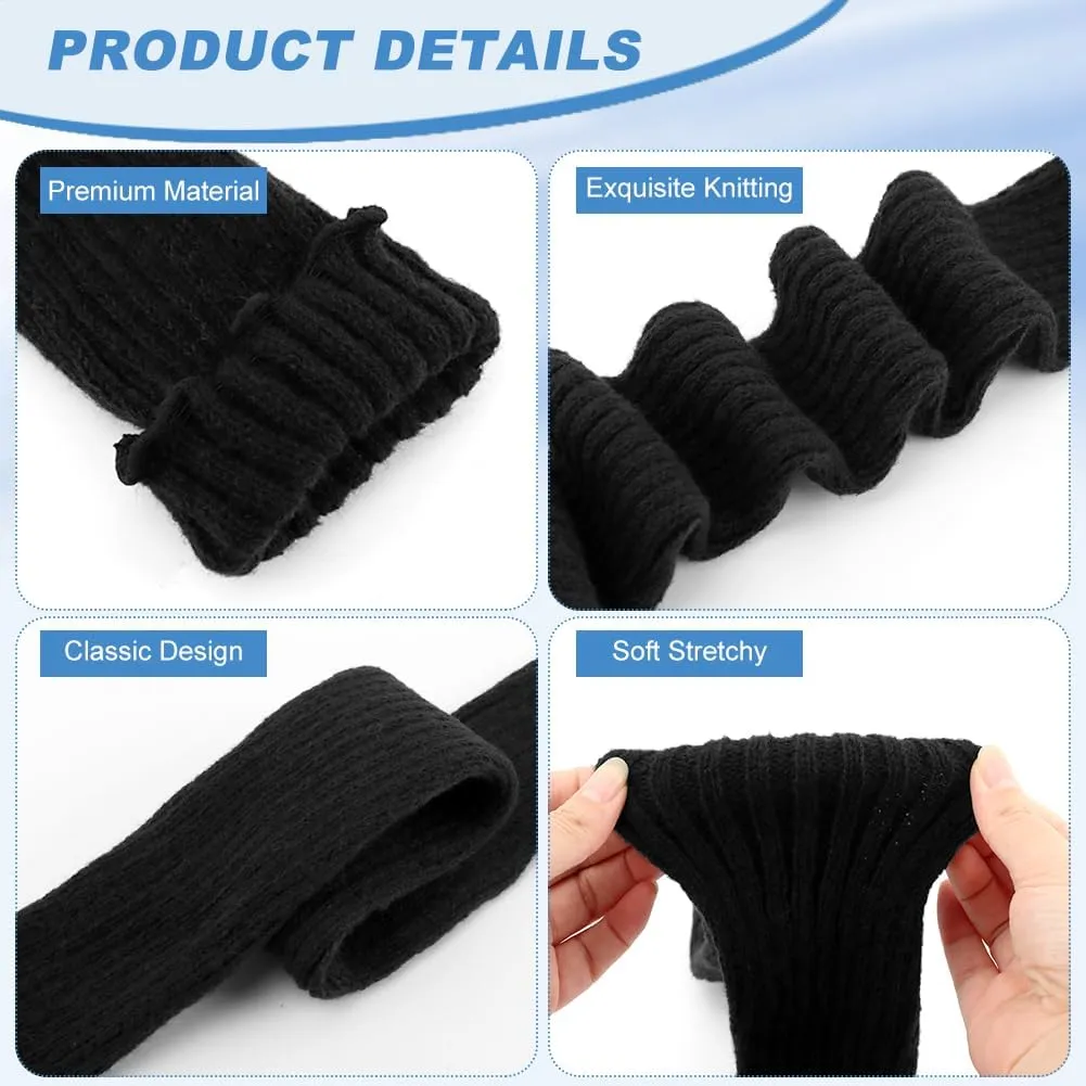 2 Pairs Y2K Long Ballet Leg Warmers for 80s Party Dance Sports