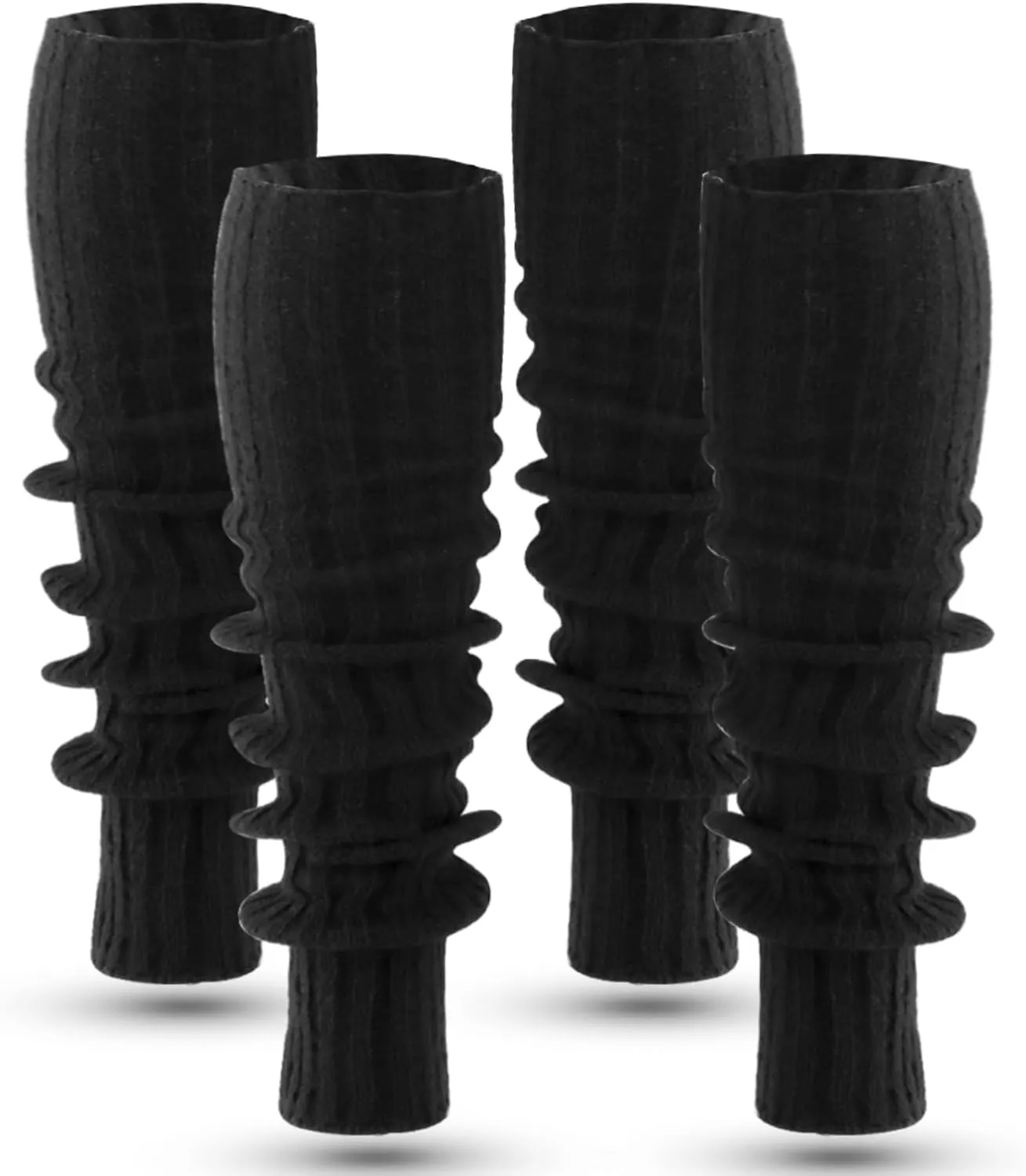 2 Pairs Y2K Long Ballet Leg Warmers for 80s Party Dance Sports