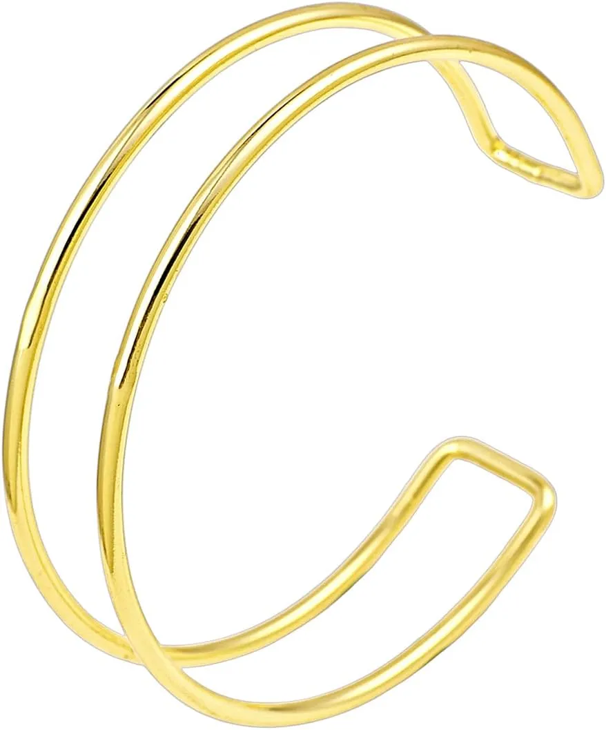4-6 Pcs Arm Cuff Upper Arm Band Cuff Bracelet Bangle for Women Adjustable Armband Set