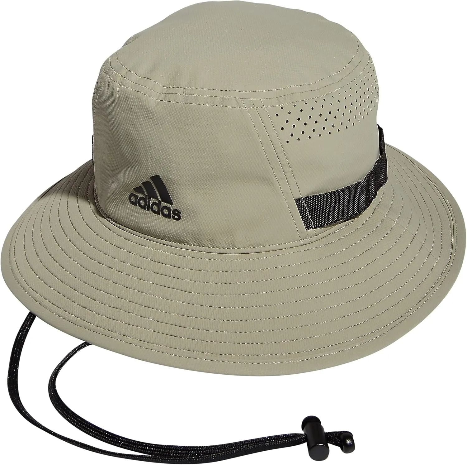adidas Men's Victory Bucket Hat outdoors and sideline wide brim style for sun protection