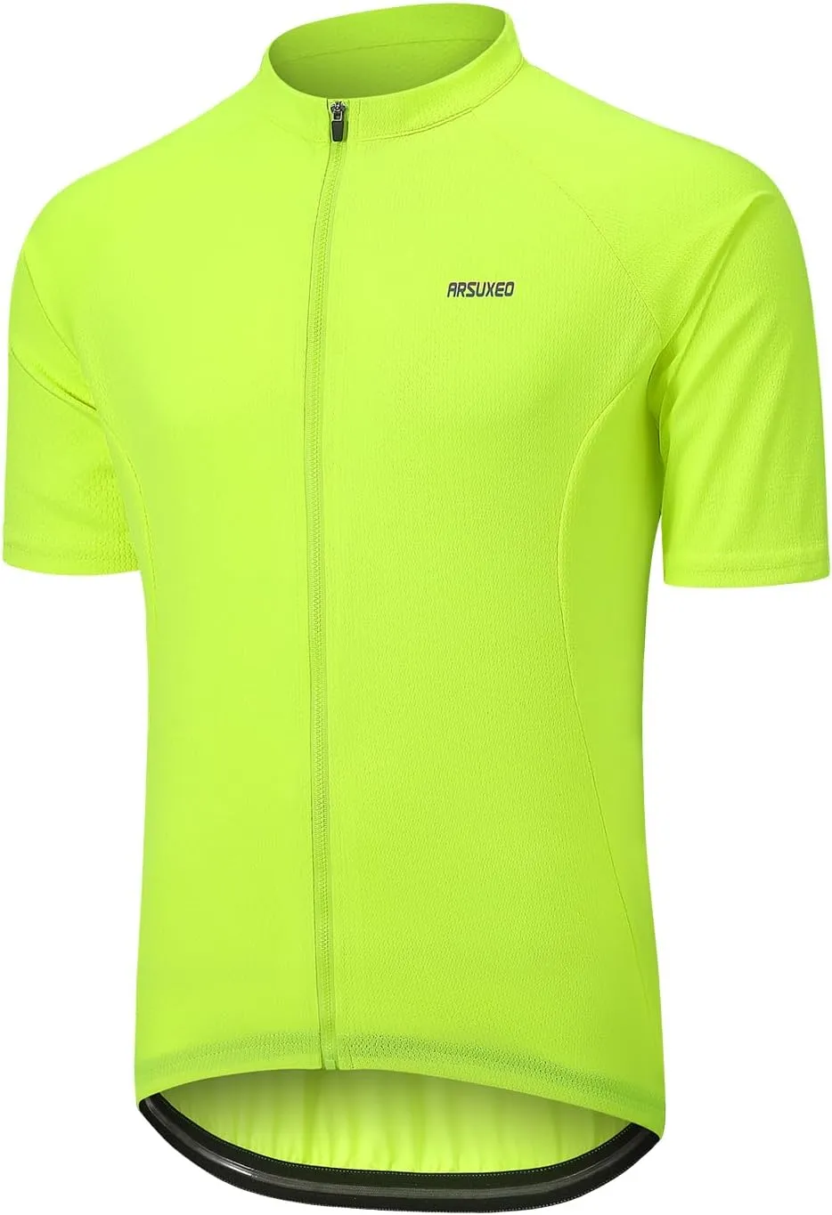 ARSUXEO Cycling Jersey Men Short Sleeves Ultra-Comfortable Road Bike Jersey Biking Bicycle Shirt