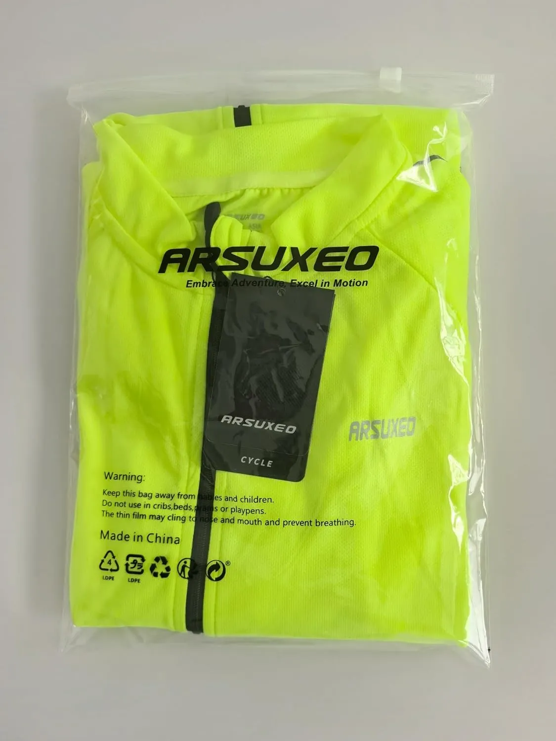 ARSUXEO Cycling Jersey Men Short Sleeves Ultra-Comfortable Road Bike Jersey Biking Bicycle Shirt