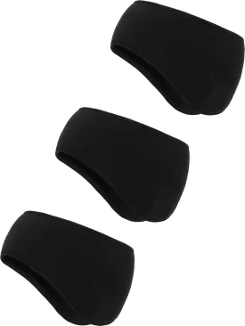 BBTO 3 Pcs Ear Warmer Fleece Headbands Ear Muffs Winter Running Gear for Women Men Adult