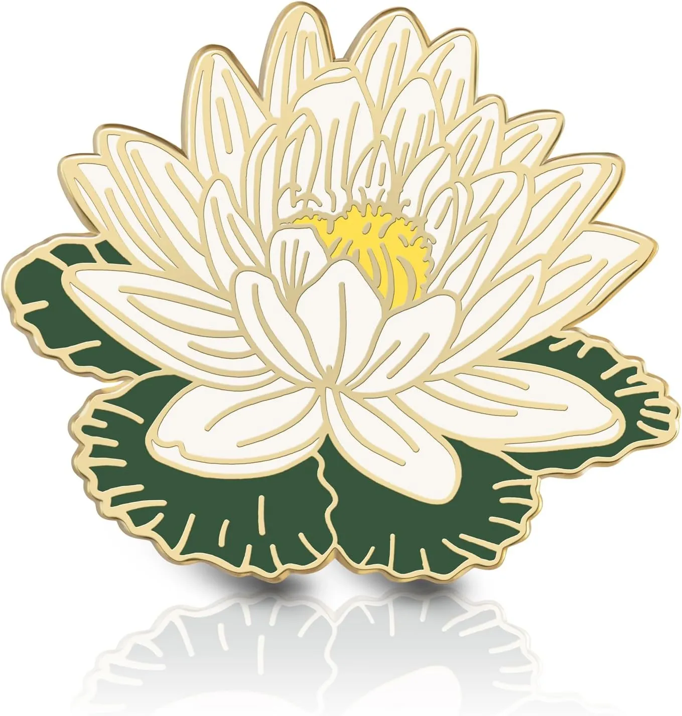 Birth Month Flower Enamel Pin - Elegant Brooch for Women's Accessories - Unique Birthday or Mother's Day Gift - Perfect for Wedding Suits & Dresses - Floral Lapel Pin - Ideal Flower Lover's