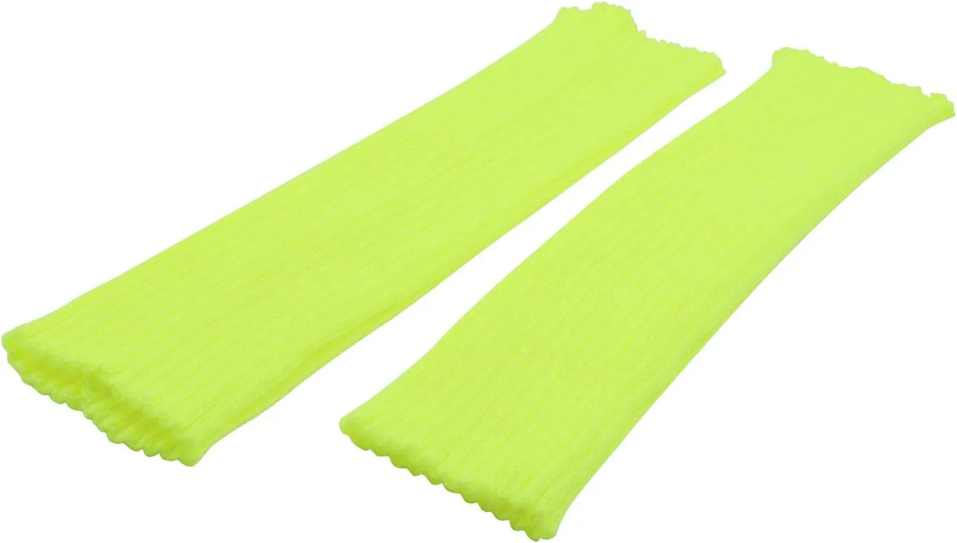 Century Star Neon Ribbed Leg Warmers for Women Girls Juniors Knitted Retro Leg Warmer for 80s Party