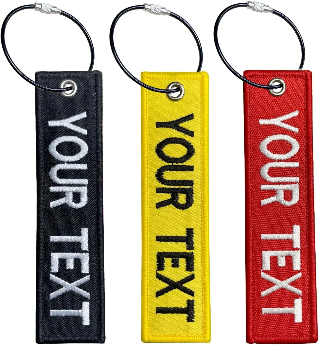 Custom Personalized Luggage Tag Name ID Suitcase Labels with Stainless Steel Loop for Luggage,Crate,Belt,Key for Men Women Kids Girls Travel