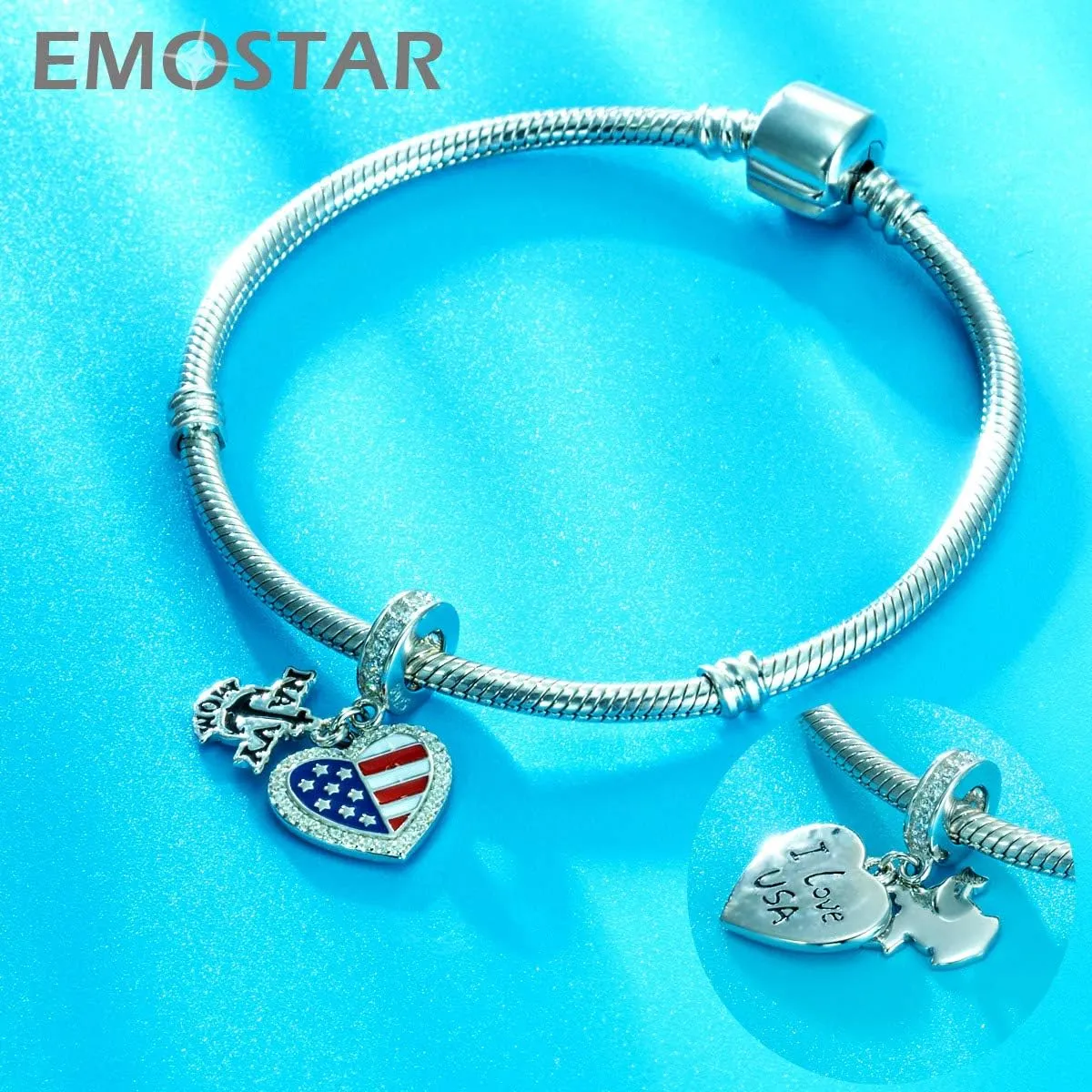 EMOSTAR Mothers Day Series Charms, 925 Sterling Silver Mother Daughter Sister, Tree Man, Family Tree of Love, Best Friend, Mom Heart Beads, Gifts for Family/European Women Bracelet