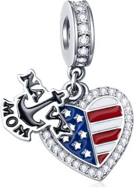 EMOSTAR Mothers Day Series Charms, 925 Sterling Silver Mother Daughter Sister, Tree Man, Family Tree of Love, Best Friend, Mom Heart Beads, Gifts for Family/European Women Bracelet