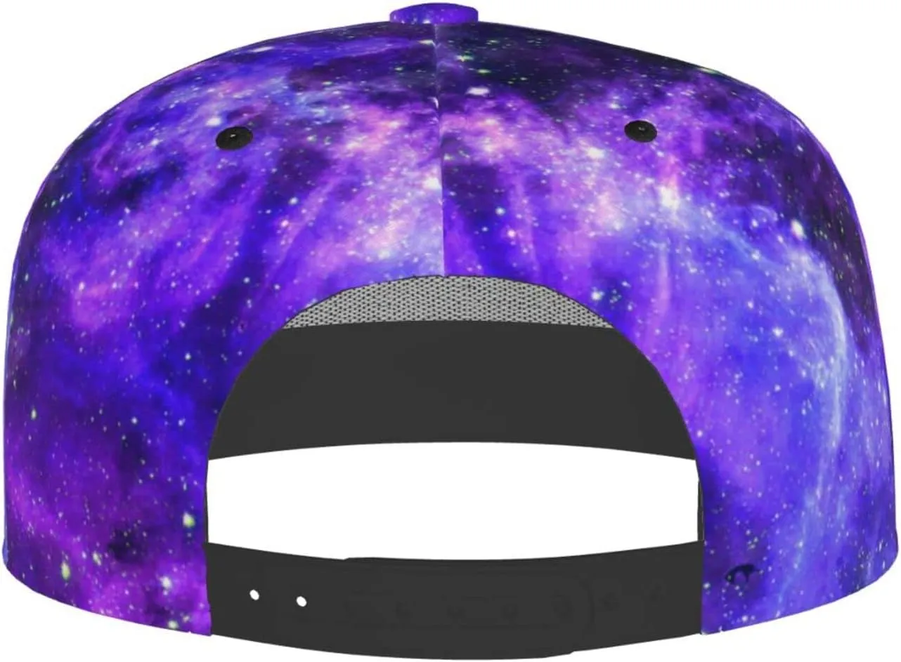 Fashion Galaxy Baseball Cap for Men Women Unisex Adjustable Trucker Hats Snapback Sun Hat Galaxy Flat Bill Brim Hats