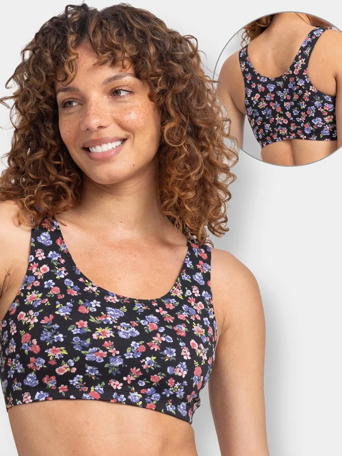 Fruit of the Loom Women's Built Up Tank Style Sports Bra Value Pack