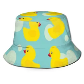 Hats for Men Outdoors Bucket Hat Fish Cap Men Wide Brim Sun Hat, Rubber Ducky