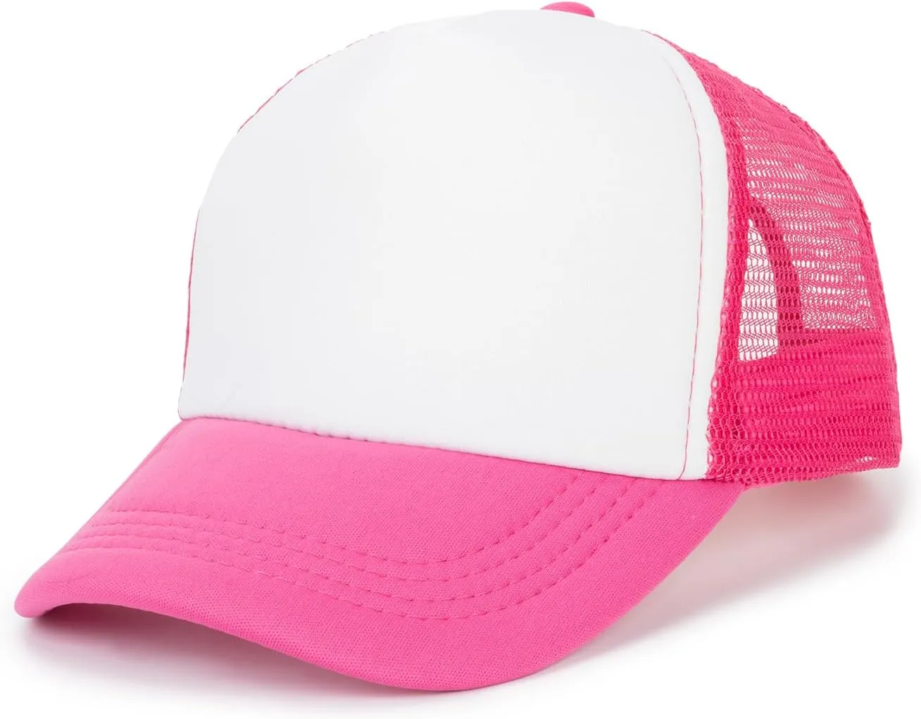 Kids-Girls Trucker-Hat Adjustable-Baseball-Cap Toddler-Boys Outdoor-Summer - Mesh Sun Hats Fit for 2-6 Years