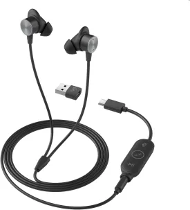 Logitech Zone Wired Earbuds (Renewed)