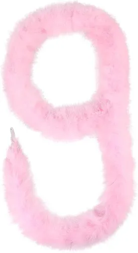 Marabou Feathers Boa Turkey Feathers 2 Yards 22g for DIY Crafts Wedding Party Dancing Christmas Home Costume
