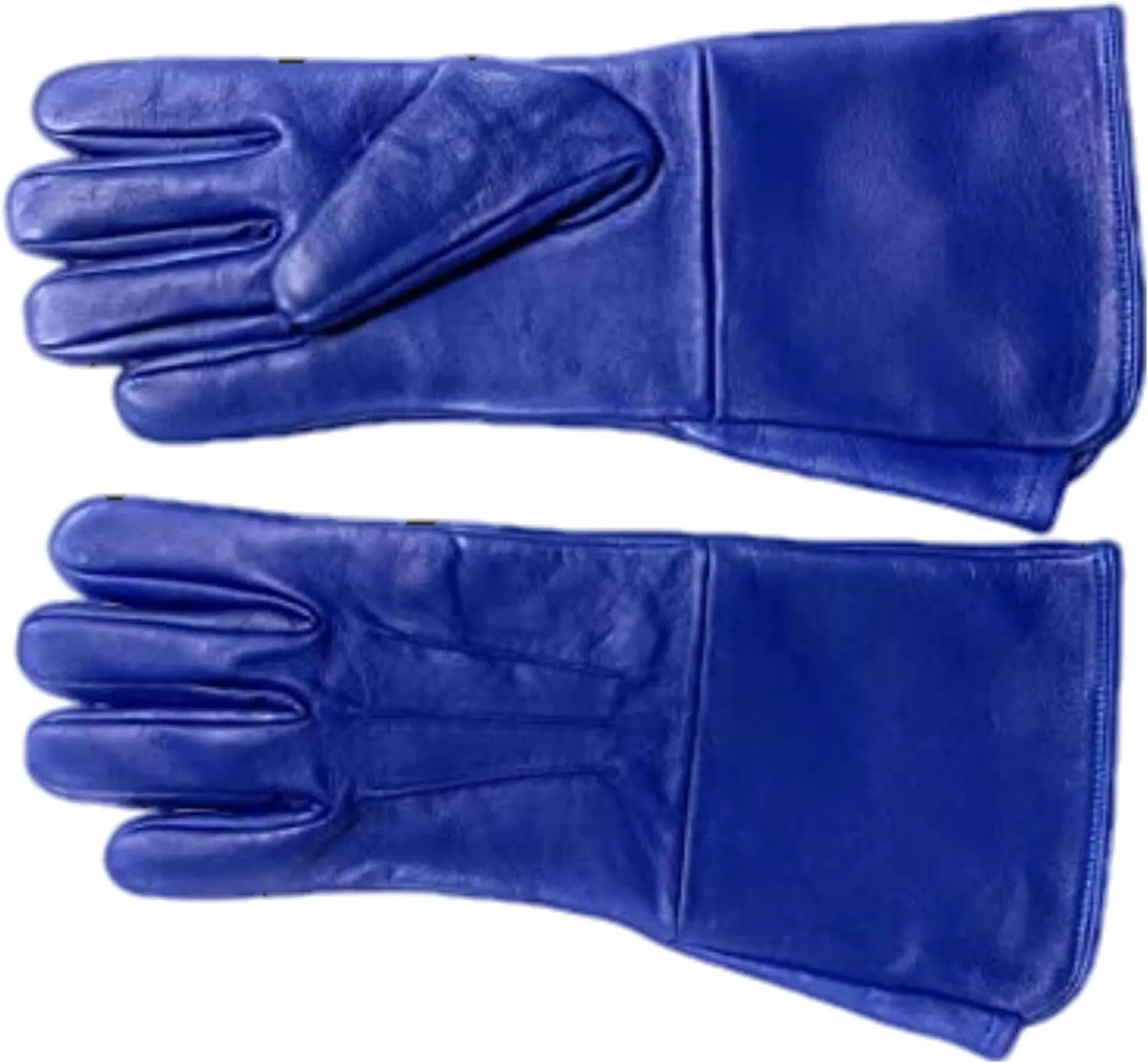 Men's Medieval Renaissance Cosplay Unlined Gauntlet Genuine Leather Costume Gloves