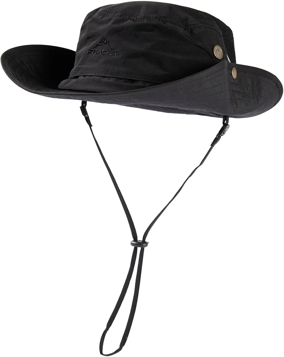 Oversize XL XXL Large Wide Brim Waterproof UPF 50  Bucket Sun Summer Travel Fishing Hiking Fisherman Hat Detachable Chin