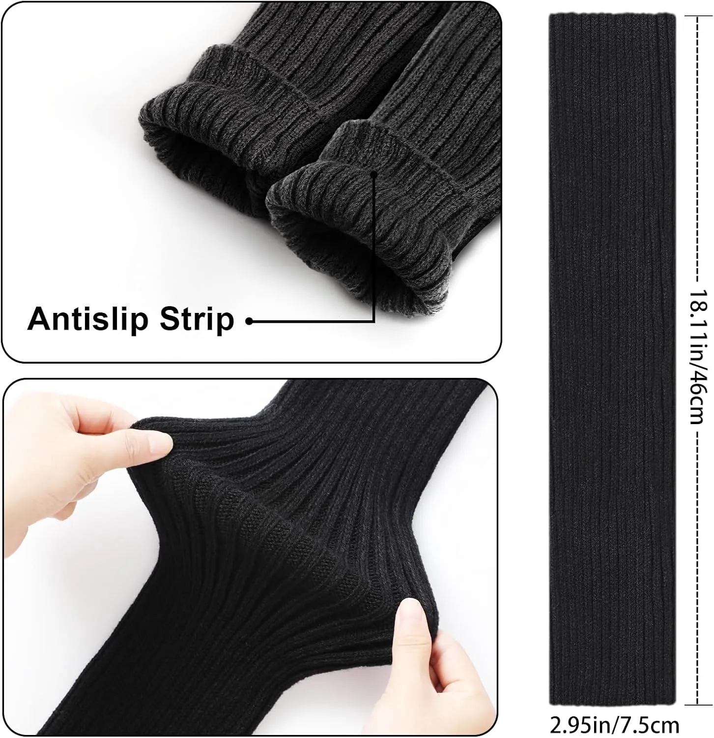 Pleneal Leg Warmers for Women - Leg Warmers 80s Ribbed Knitted Long Socks for Yoga Party Sports Fashion Accessories