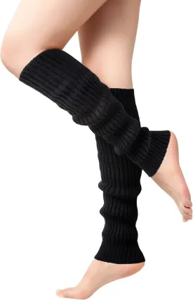 Pleneal Leg Warmers for Women - Leg Warmers 80s Ribbed Knitted Long Socks for Yoga Party Sports Fashion Accessories