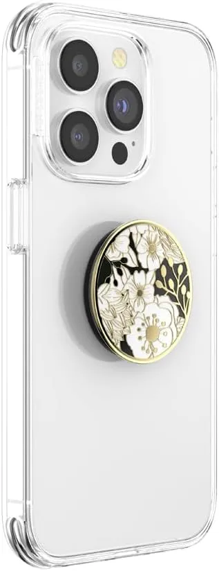 PopSockets Phone Grip with Expanding Kickstand, Enamel Wild Flowers