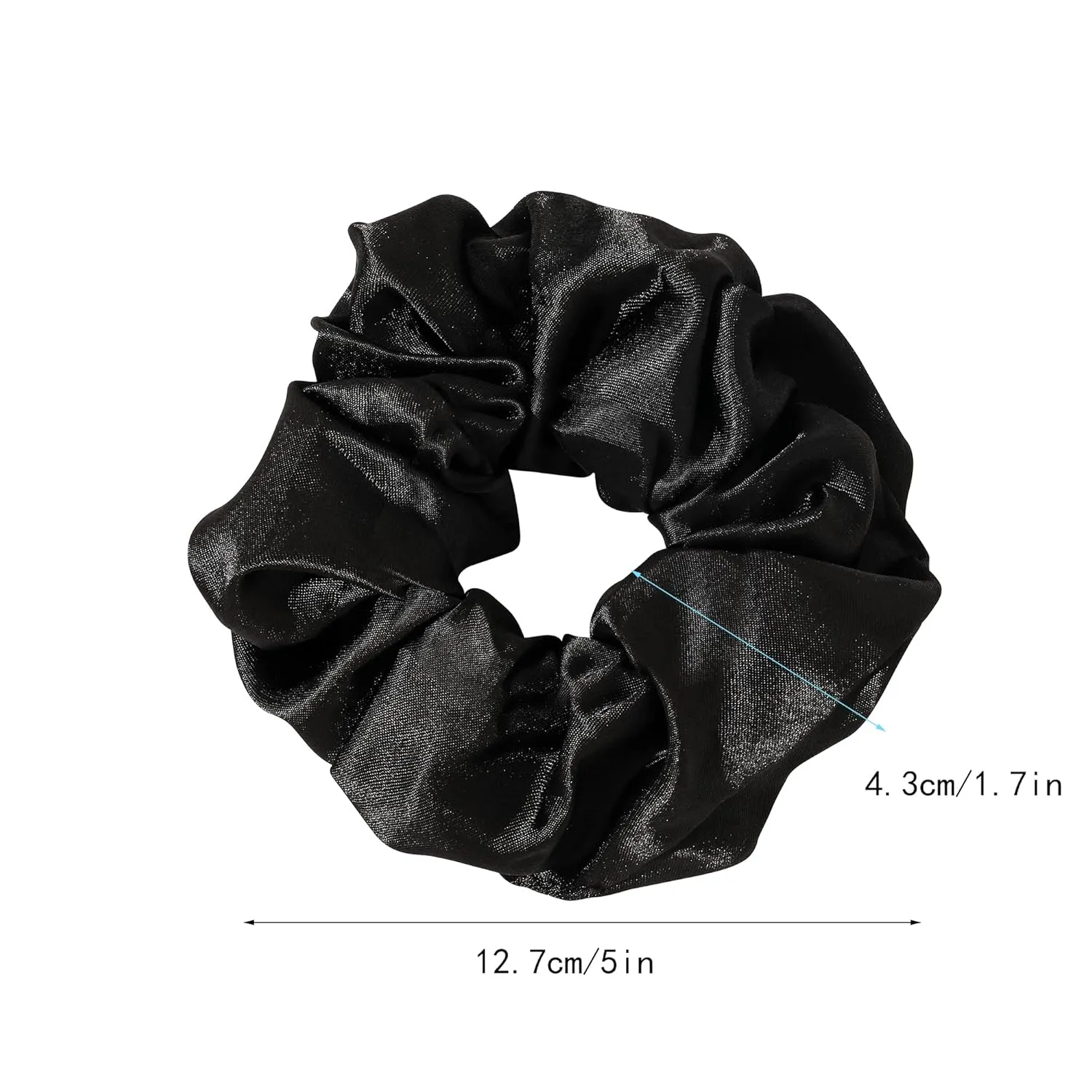 Scrunchies Hair Ties Satin Scrunchies Soft than Silk Scrunchies Elastics Bands Ponytail Holder Pack of Neutral Scrubchy Hair Accessories Women Girls (8pcs)