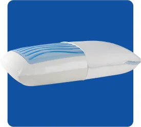 SEALY Dreamlife Standard Size Memory Foam Cooling Pillow with SealyChill Cooling Gel, Removable Machine-Washable Cover, Designed and Built in The USA