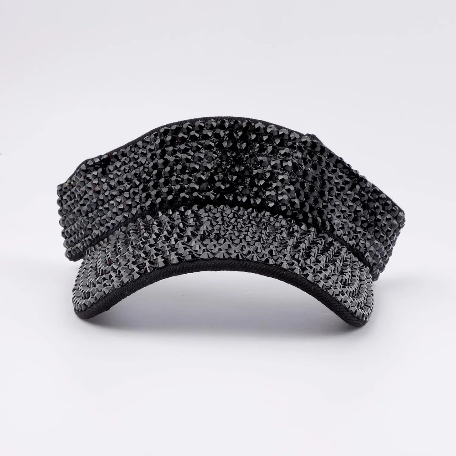 Shiny Rhinestone Sport Sun Visor Hat Adjustable Summer Cap for Women Men Golf Tennis Cycling Running Jogging