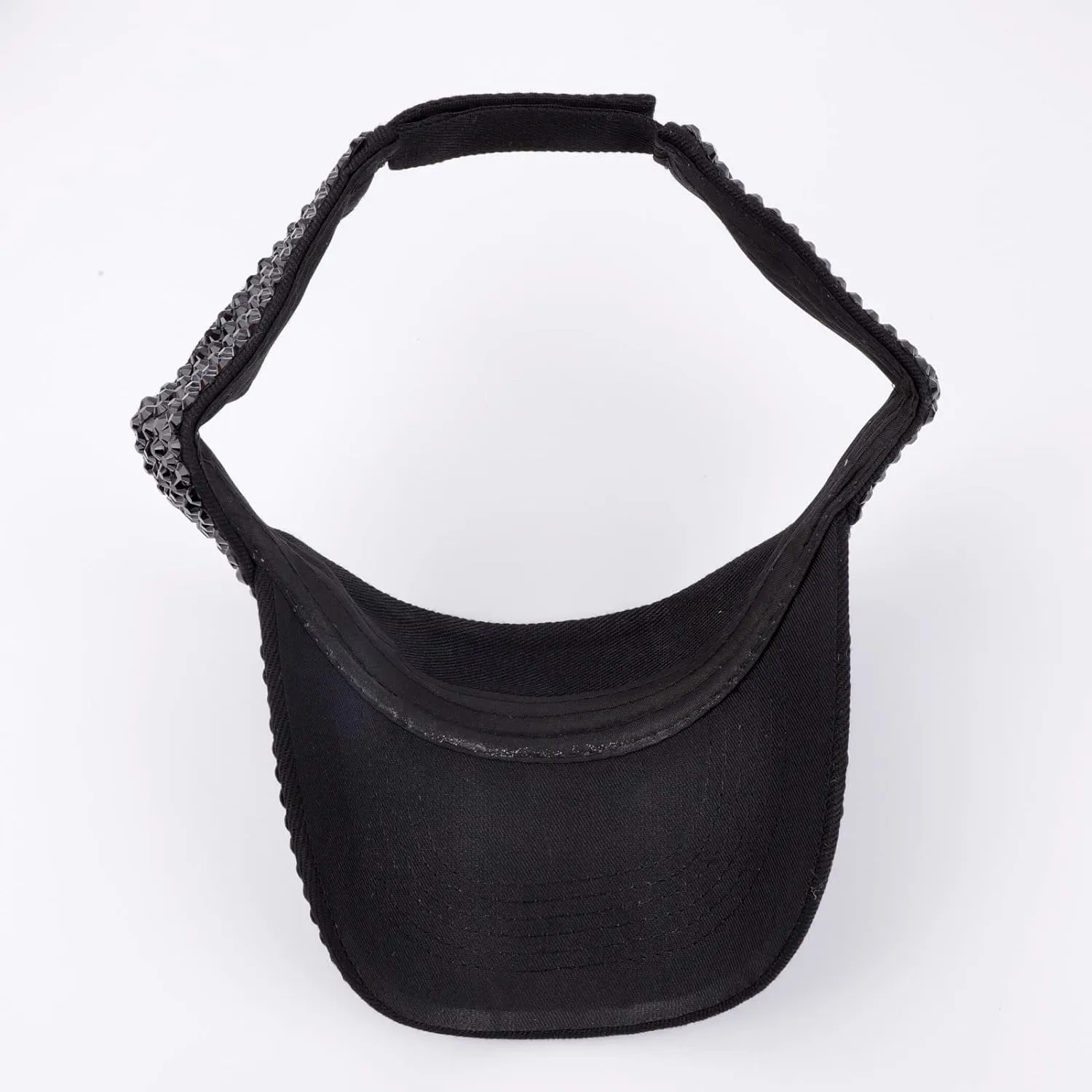 Shiny Rhinestone Sport Sun Visor Hat Adjustable Summer Cap for Women Men Golf Tennis Cycling Running Jogging
