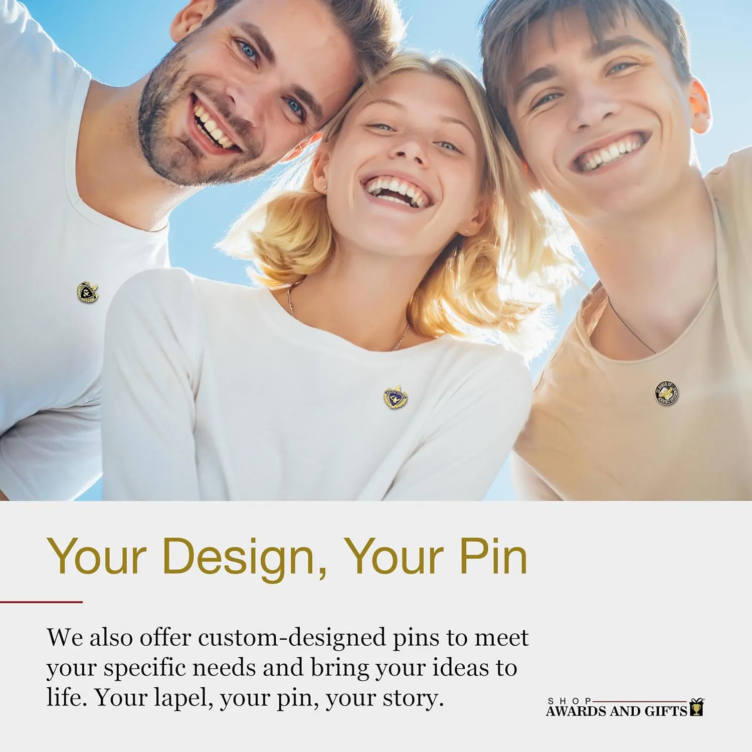 SHOP AWARDS AND GIFTS HP Series 1 Inch Lapel Pins