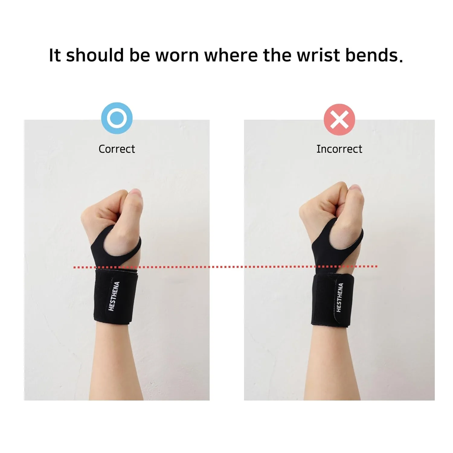 Slim and Colorful Wrist Brace, Flexible, Wrist Support, for Men and Women, Adjustable, Sports, Lightweight, Fits Both Hands, 1pcs (Lavender)