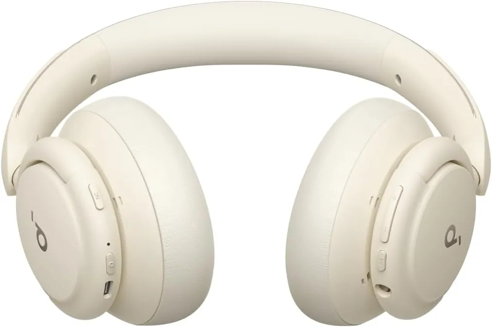 Soundcore Q30 by Anker, Hybrid Active Noise Cancelling Headphones, Multiple Modes, Hi-Res Audio, Custom EQ via App, 50H Playtime, Comfortable Fit, Bluetooth, Multipoint Connection