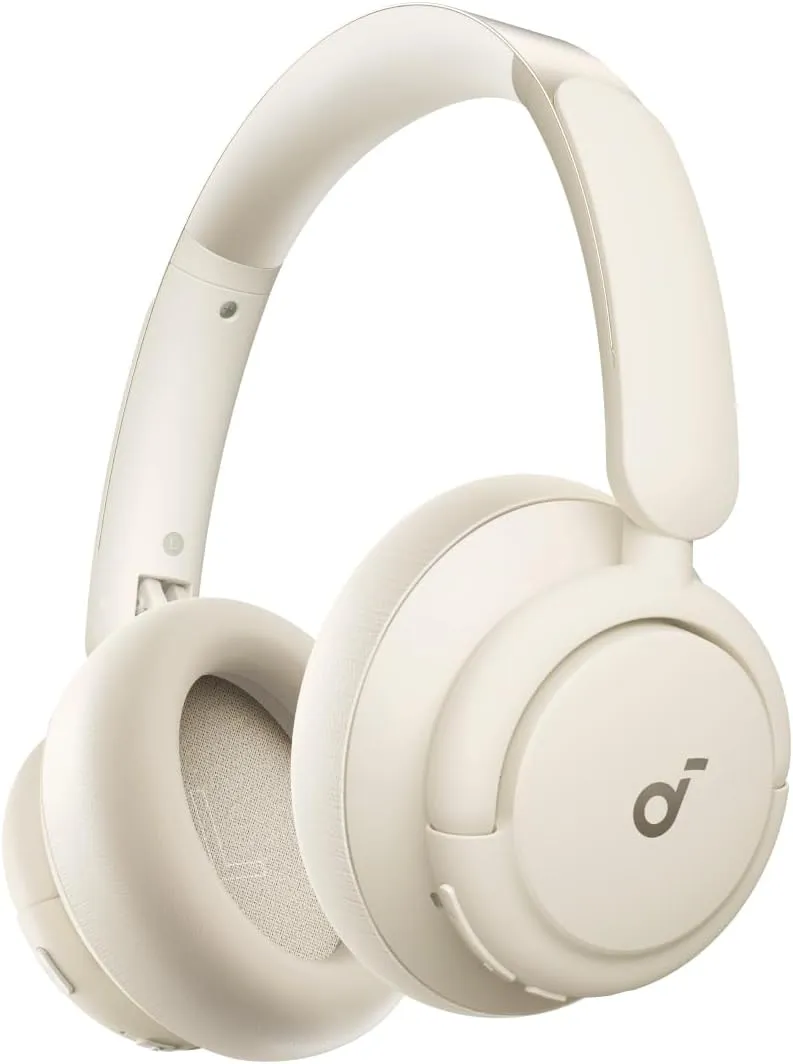 Soundcore Q30 by Anker, Hybrid Active Noise Cancelling Headphones, Multiple Modes, Hi-Res Audio, Custom EQ via App, 50H Playtime, Comfortable Fit, Bluetooth, Multipoint Connection