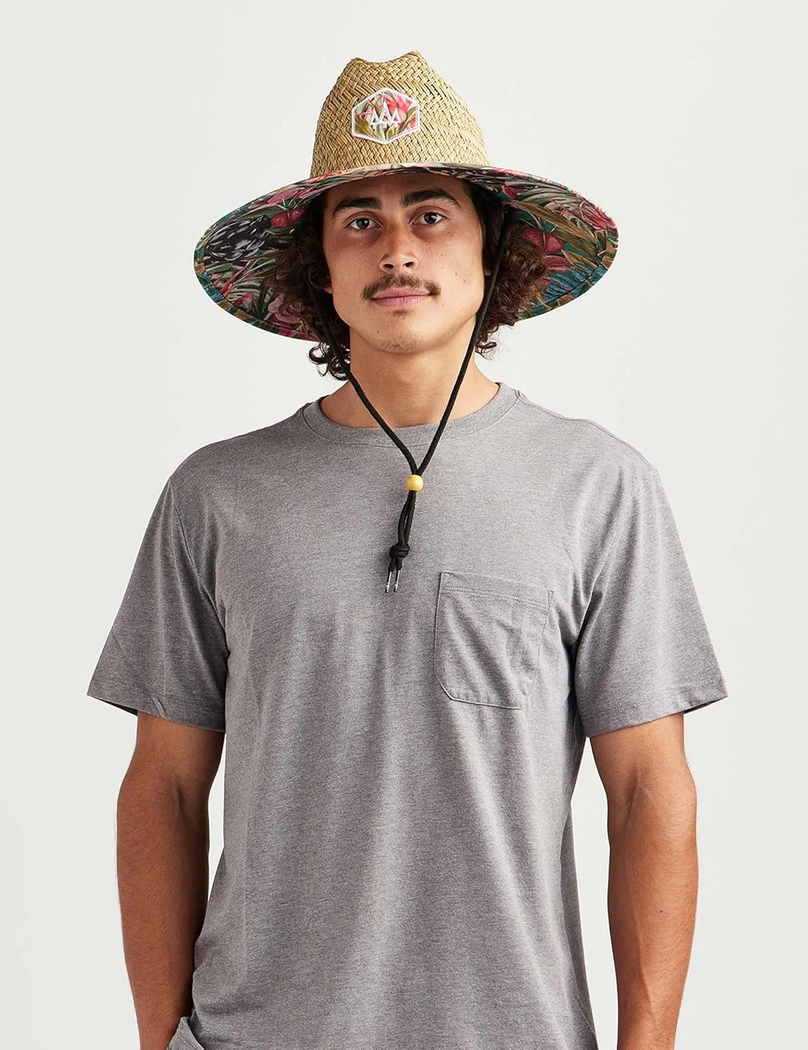 Straw Hat for Men & Women | Lifeguard Hat, Beach Hat & Sun Hat | UPF 50  Wide Brim for Sun Protection | One Size | Hemlock
