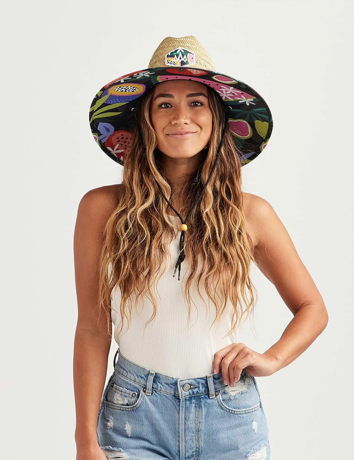 Straw Hat for Men & Women | Lifeguard Hat, Beach Hat & Sun Hat | UPF 50  Wide Brim for Sun Protection | One Size | Hemlock