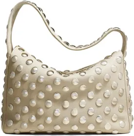 Studded Handbag for Women - Black Punk Shoulder Bag 90s 2000s Vegan Fall Fashion Trendy Purse