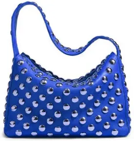 Studded Handbag for Women - Black Punk Shoulder Bag 90s 2000s Vegan Fall Fashion Trendy Purse
