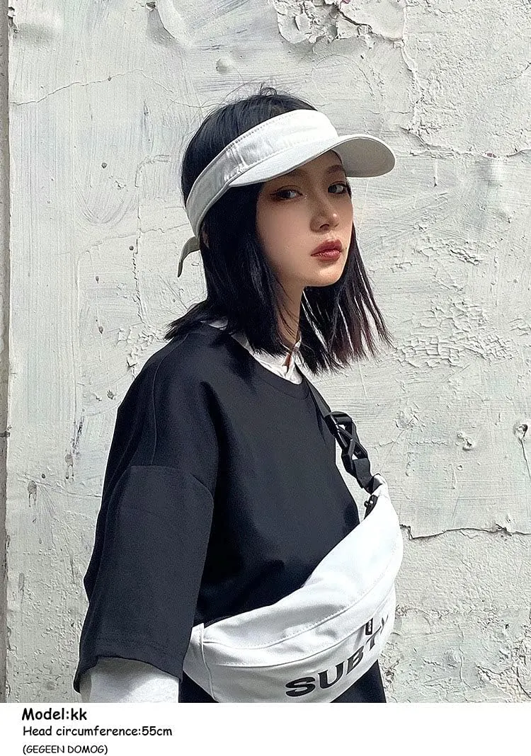 Sun Visors Hats for Women Men Pub Golf Visor Summer Running Cotton Cap with Adjustable Strap