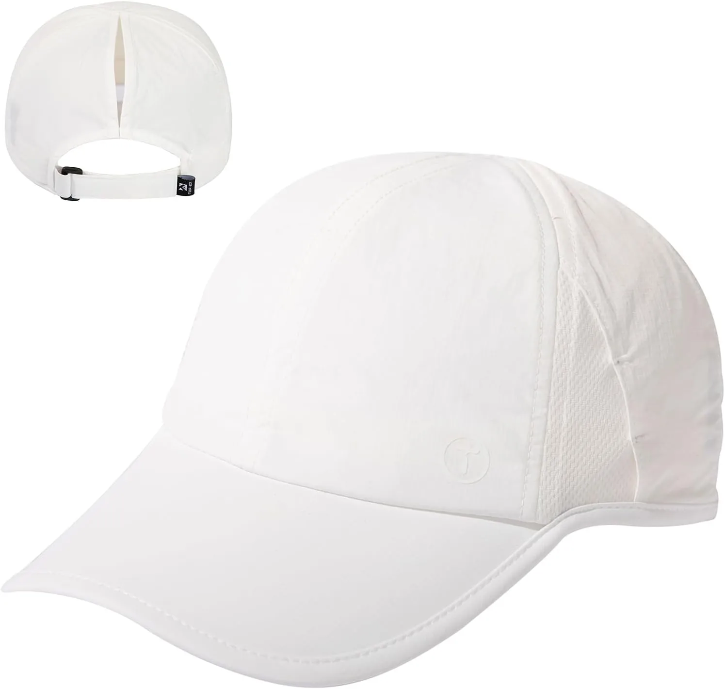 TOP-EX XL Cooling UV 50 High Ponytail Baseball Hat for Women - Most Women Start with S/M - Breathable for Running Golf Sports