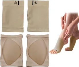 Triangular Arch Pad Bandage Arch Pad,Gel Arch Support Sleeves Metatarsal Compression Sleeve Arch Support Brace for Women Men Flat Foot Pain ReliefComplexion