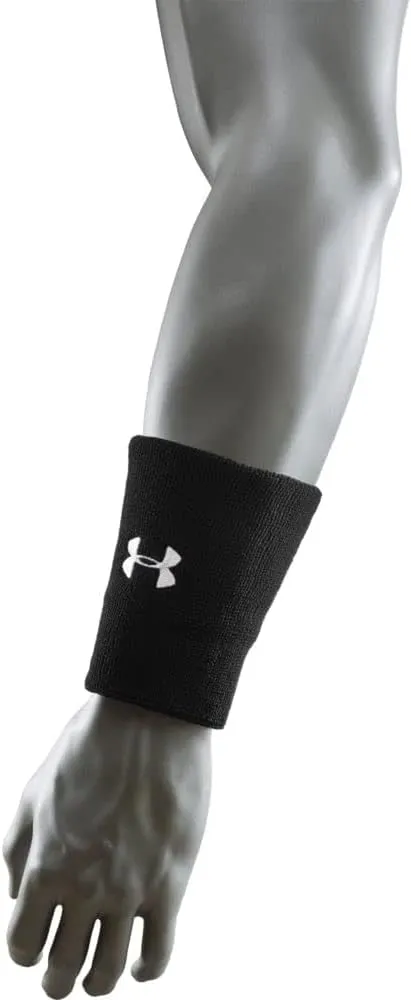Under Armour Adult 6-inch Performance Wristband 2-Pack