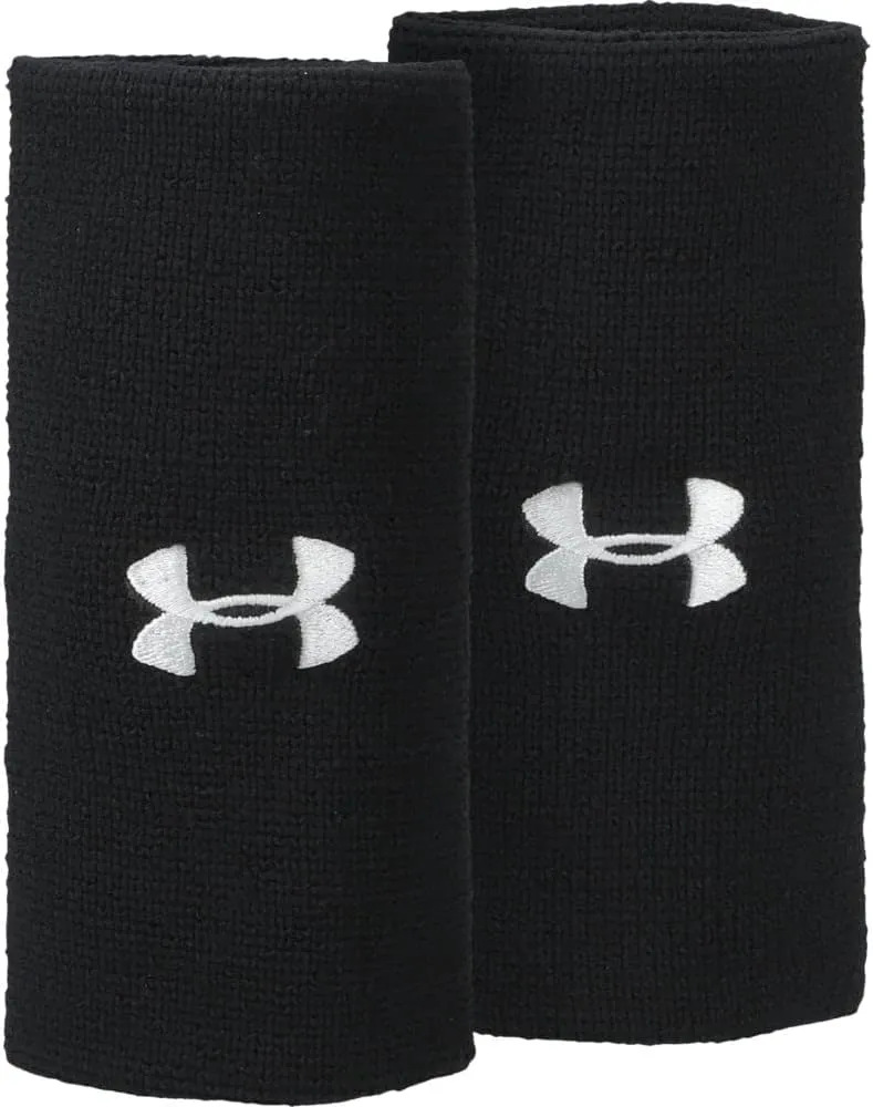 Under Armour Adult 6-inch Performance Wristband 2-Pack