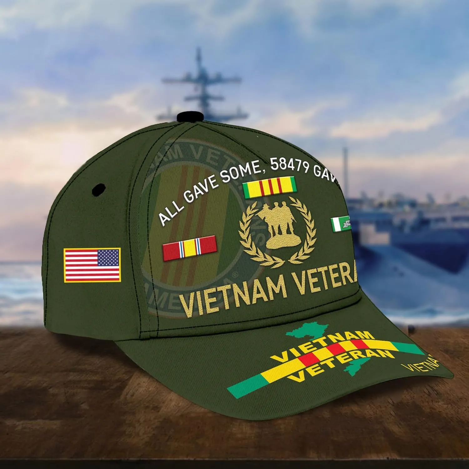 Vietnam Veteran Hats for Men All Gave Some Veterans Cap Proud US Veteran Dad Patriotic Hats Military Cap Gifts Vietnam Vets