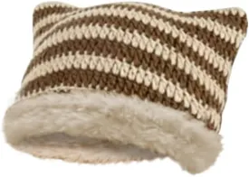 Vintage Beanies Women Fox Hat Grunge Accessories Slouchy Beanies for Women Crochet Hats for Women