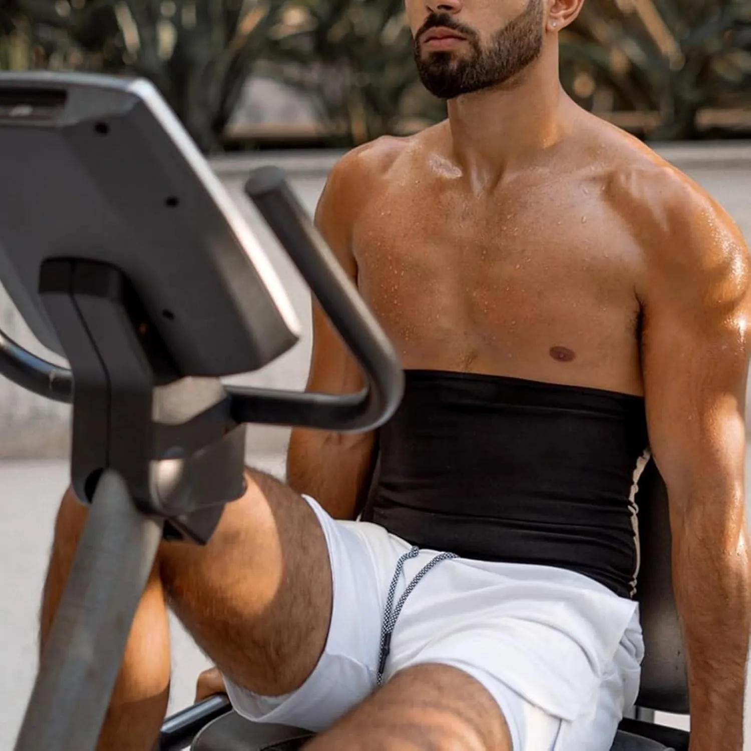 Waist Trimmer for Men Sauna Belt, Neoprene-Free Waist Cincher, Sauna Slimming Belt Sauna Sweat Workout Shaper