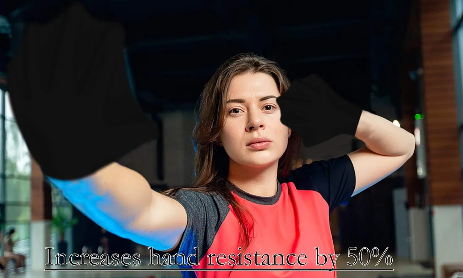 Water Gear Silicone Force Gloves - Aqua Fitness Gloves - Great for Workouts and Diving - Designed with Enhanced Grip