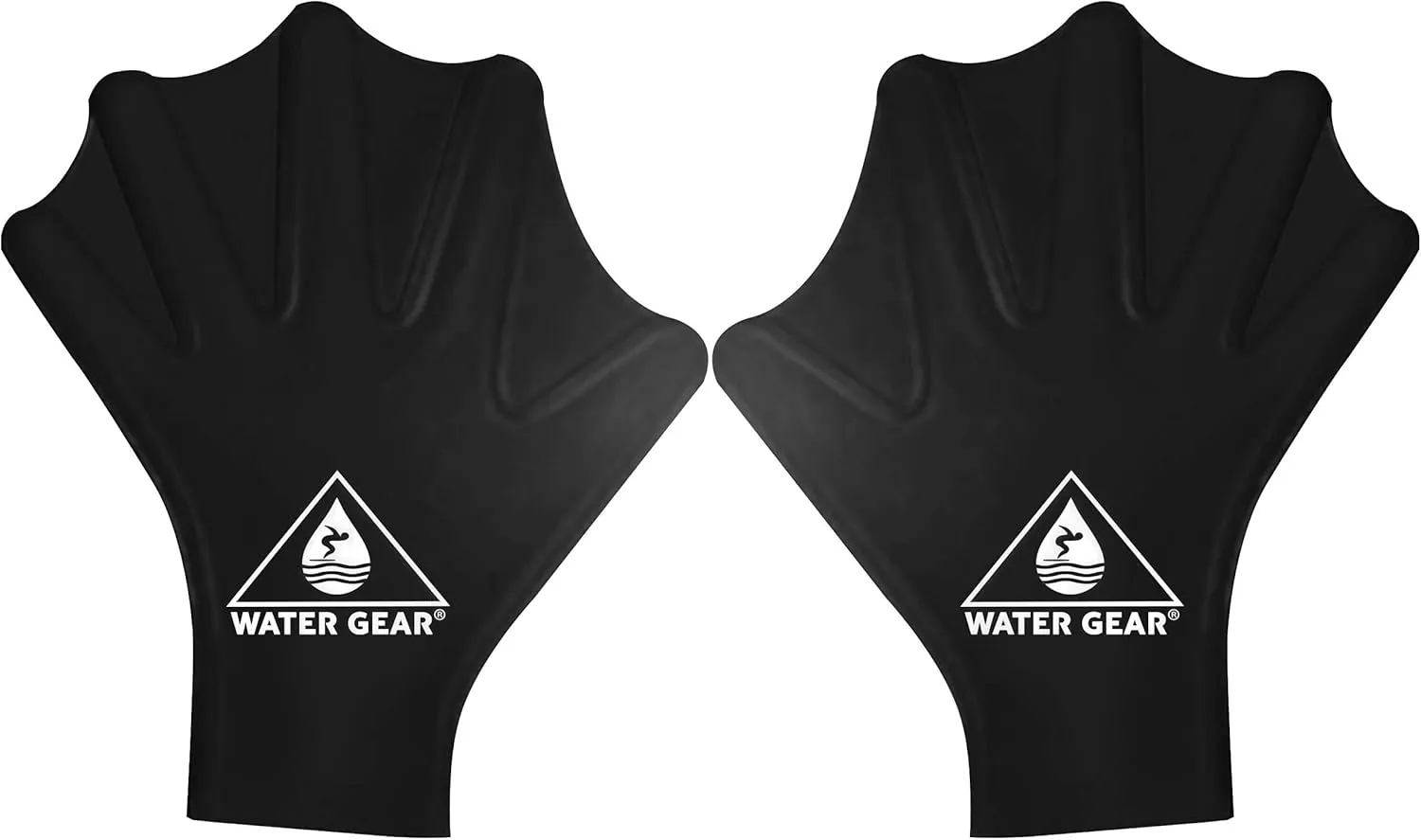 Water Gear Silicone Force Gloves - Aqua Fitness Gloves - Great for Workouts and Diving - Designed with Enhanced Grip