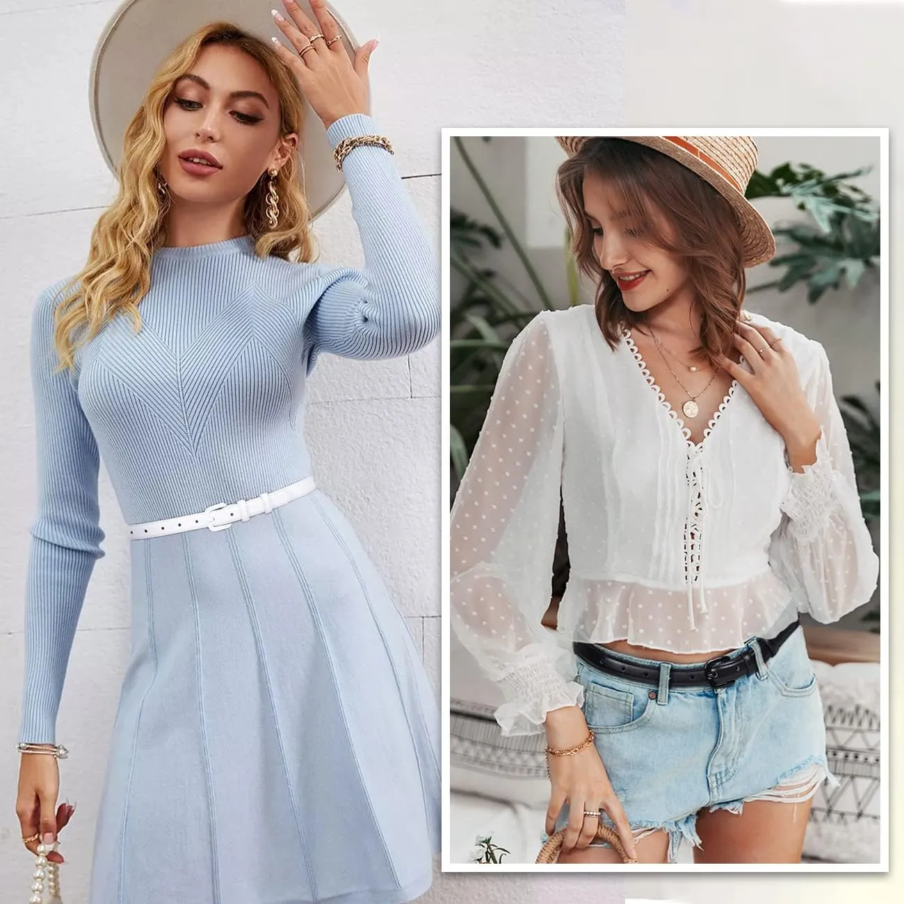 WHIPPY Women Skinny Leather Belt Thin Waist Jeans Belt for Pants in Pin Buckle Belt