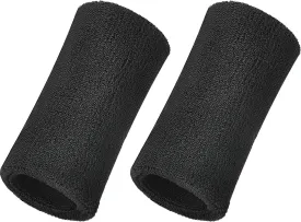 Willbond 6 Inch Wrist Sweatband Sport Wristbands Elastic Athletic Wrist Bands for Sports 2 Pieces
