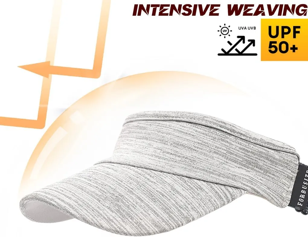 Women Sun Sport Visor Hats for Running,Tennis,Golf - Adjustable & Lightweight