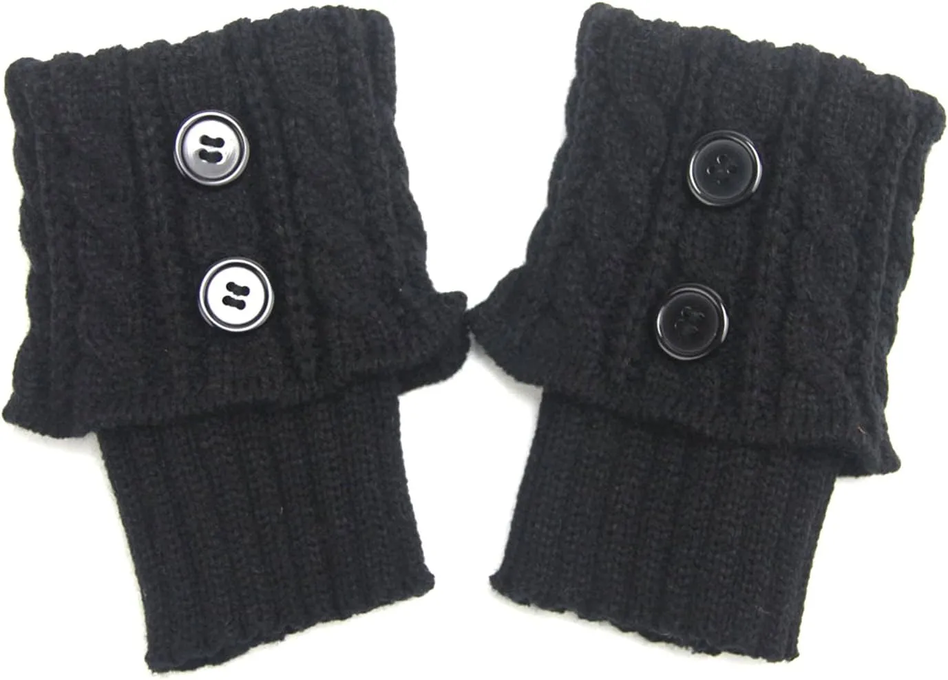 Women Winter Warm Crochet Knitted Boot Cuff Sock Short Leg Warmers