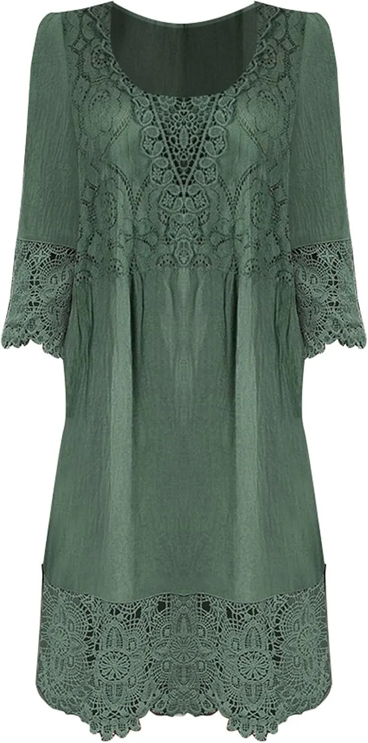 Womens Colorful Boho Floral Maxi Dress Casual Loose Summer Beach Vacation Flowy Dresses